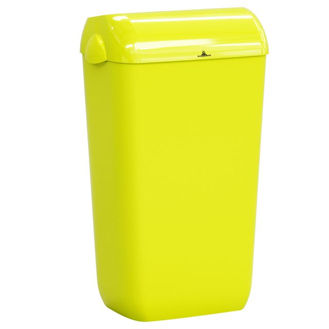 Cestino gettacarte Skin - con coperchio - 54,5 x 22,5 x 33,5 cm - 23 L - giallo…