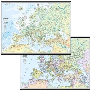 Carta geografica Europa - scolastica - murale - Belletti