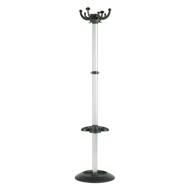 Appendiabiti da terra Unisit Jolly con portaombrelli h. 176 cm - 8 ganci grigio…