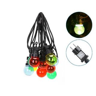 Catena luminosa LED a basso voltaggio per esterni 8 metri Aigostar 10 sfere tra…