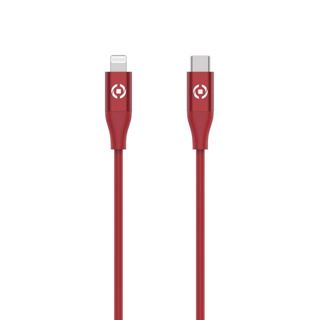 Celly - Cavo Lightning - USB-C maschio a Lightning maschio - 1.5 m - rosso - US…