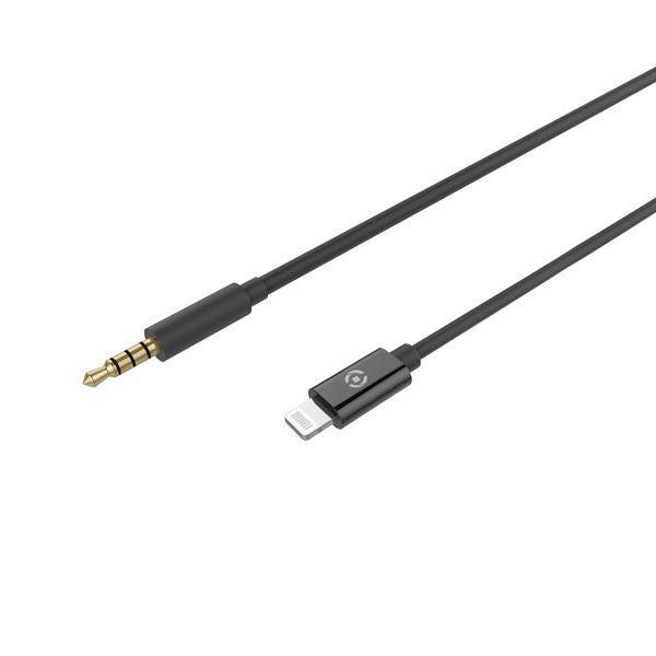 Celly - Connettore per cavo jack cuffie - mini-jack maschio a Lightning maschio…