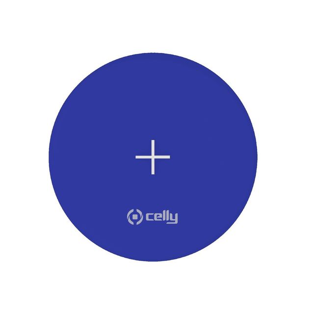 Celly - Pad di ricarica wireless - 10 Watt - blu