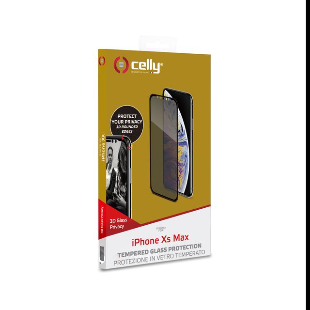 Celly - Protezione per schermo per telefono cellulare - 3D - vetro - con filtro…