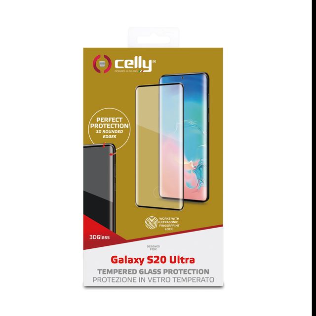 Celly 3D glass - Protezione per schermo per telefono cellulare - 3D - vetro - c…