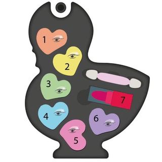 Clementoni Crazy Chic Lovely Make Up Swan - Set di cosmetici per bambini