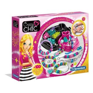 Clementoni Crazy Chic Trendy Bracelets - Kit da lavoro - multicolore