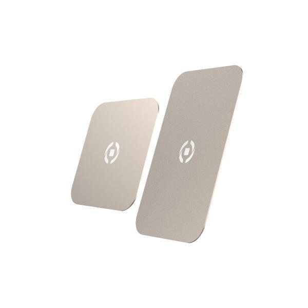 Celly GHOSTPLATEGD - Kit piastra adesiva per telefono cellulare, supporto