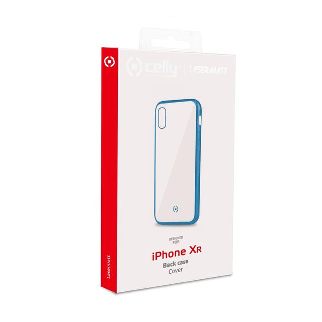 Celly Laser Matt - Cover per cellulare - TPU (poliuretano termoplastico) - blu,…