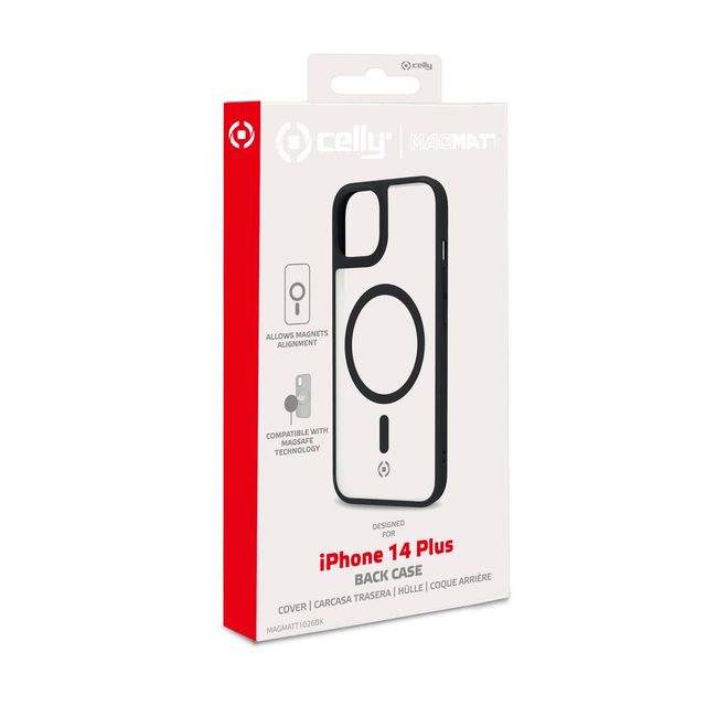 Celly Magmatt - Cover per cellulare - compatibile MagSafe - policarbonato, TPU …