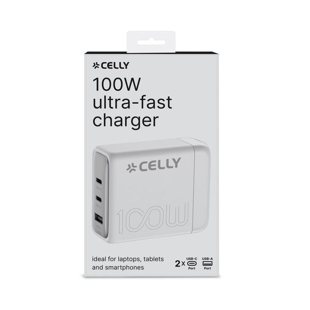 Celly PS3GAN100W - 100W Power Station PRO POWER