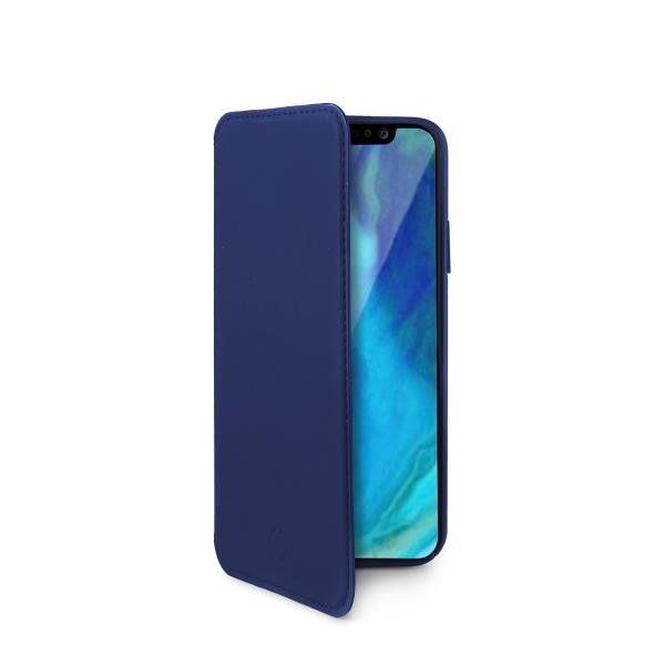 Celly Prestige - Flip cover per cellulare - poliuretano - blu - 6.1" - per Appl…