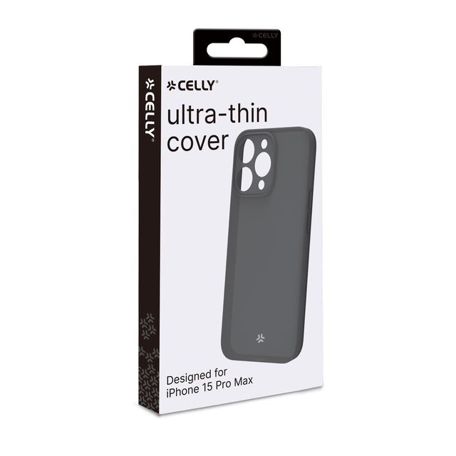Celly SPACE - Cover per cellulare - TPU (poliuretano termoplastico) - nero - pe…