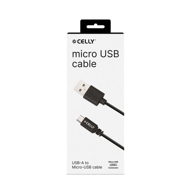 Celly USBMICRO - USB-A to Micro Usb Cable 10W