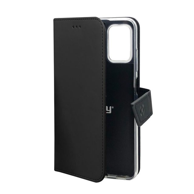 Celly Wally - Flip cover per cellulare - similpelle - nero - per OPPO Find X3 L…