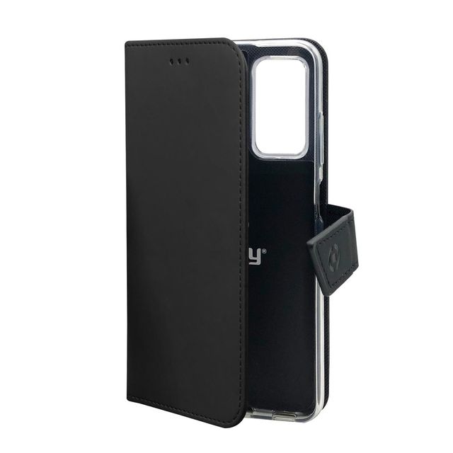 Celly Wally - Flip cover per cellulare - similpelle - nero - per Samsung Galaxy…
