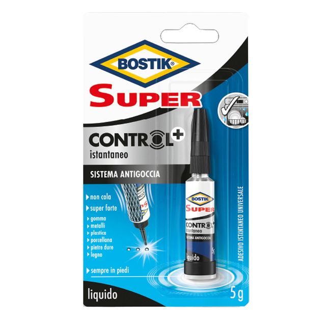 Colla istantanea Super Control - universale - con sistema antigoccia - 5 gr - B…