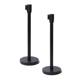 Colonnina segnapercorso - nero - con nastro nero 250 cm
