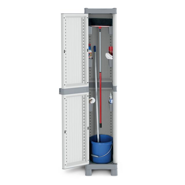 Armadio Domino Wave - Base 2350 UW - 1 anta - 35 x 43,8 x 181,8 cm - PPL - grig…