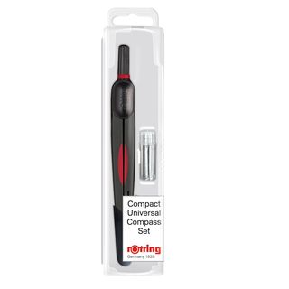Compasso universale compatto - diametro max cerchio 320mm - Rotring