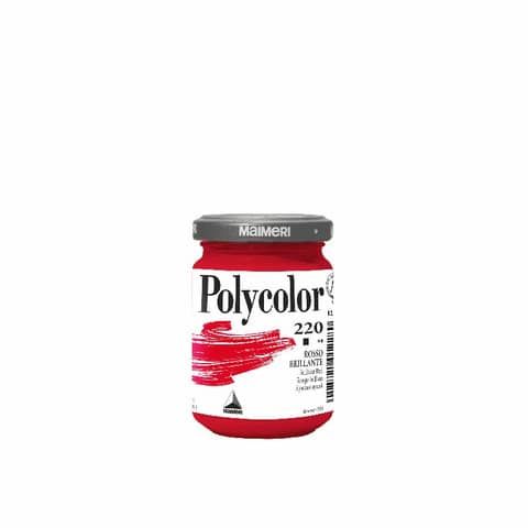 Colore vinilico Polycolor - 140 ml - rosso brillante - Maimeri