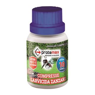 Compressa insetticida per larve di zanzara - in barattolo - Protemax - conf. 10…