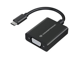 Conceptronic ABBY - Adattatore video - USB-C (M) a HD-15 (VGA) (F) filettato