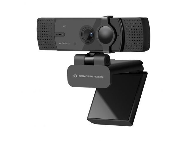 Conceptronic AMDIS08B - Webcam - colore - 8,3 MP - 3840 x 2160 - 4K - focale fi…