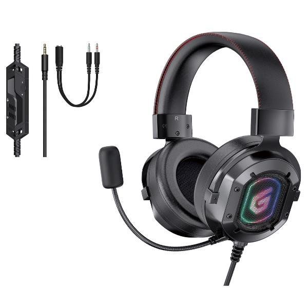 Conceptronic ATHAN03B - Cuffie con microfono - dimensione completa - cablato - …