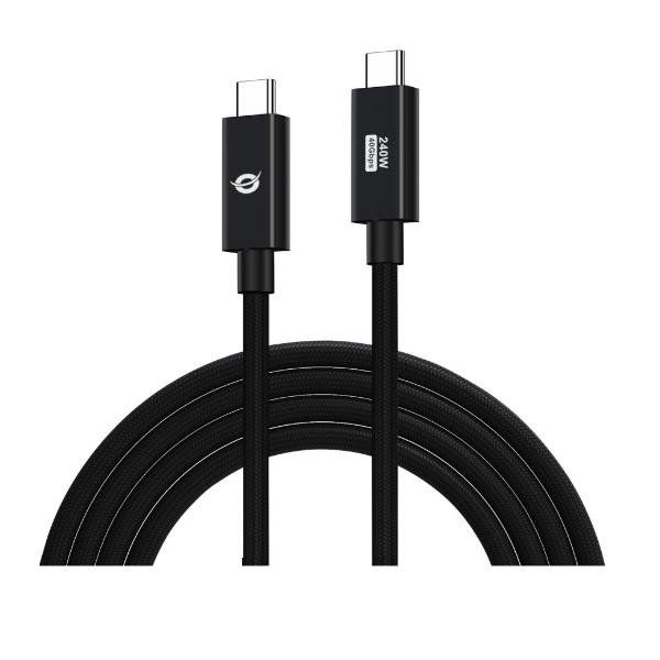 Conceptronic CAVO USB 4.0 Gen 3 C-C PD 3.1 240W 2m -- 48V 5A, 40Gbps, E-Mark