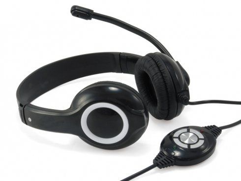 Conceptronic CCHATSTARU2B - Cuffie con microfono - over ear - cablato - USB - n…