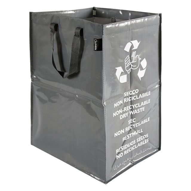 Contenitore Ricicla Bag indifferenziata grigio Perfetto