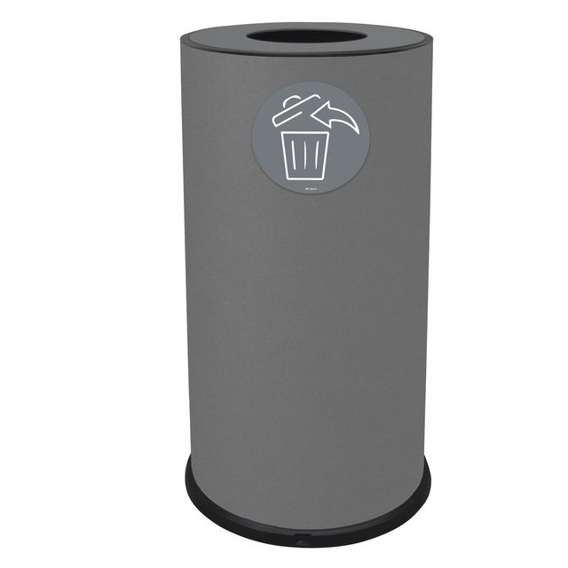 Contenitore per raccolta differenziata - 1 scomparto - 70 L - grigio - Stilcasa