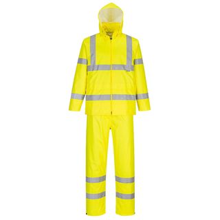 Completo antipioggia HiVi - ripiegabile - impermeabile - L - giallo fluo - Port…