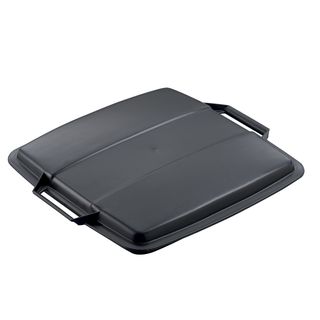 Coperchio nero per bidone DURABIN quadrato 90 lt Durable