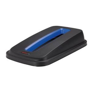 Coperchio per cestino SELECTO con foro nero/blu Rotho
