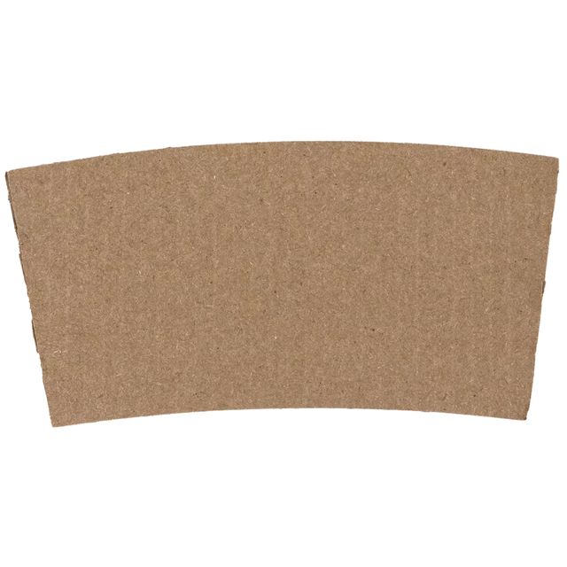 Conf 50 Fasce antiscotto per bicchieri 350/450ml avana Signor Bio