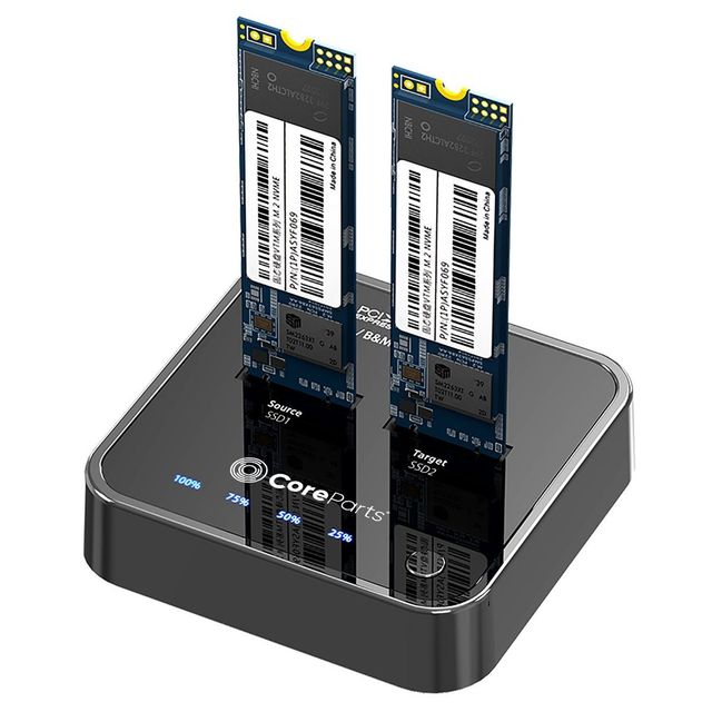 CoreParts MS-CLONER-NVME stazione di docking per unita di archiviazione USB 3.2…