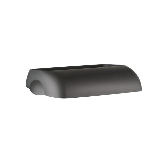 Coperchio per cestino gettacarte Soft Touch - 33,5x22,5x9 cm - 23 L - nero - Ma…