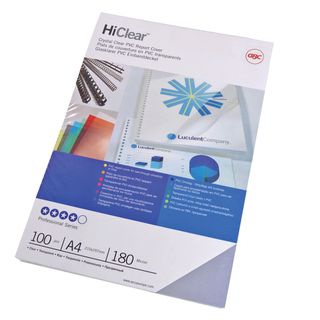 Copertine Hi-Clear - A4 - 200 micron - neutro trasparente - GBC - scatola 100 p…