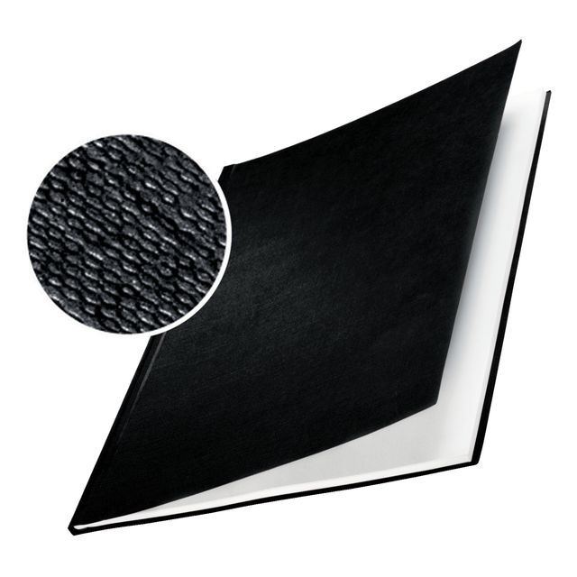 Copertine Impressbind - rigide - 24,5 mm - finitura lino - nero - Leitz - scato…