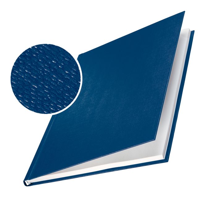 Copertine Impressbind - rigide - 7 mm - finitura lino - blu - Leitz - scatola 1…