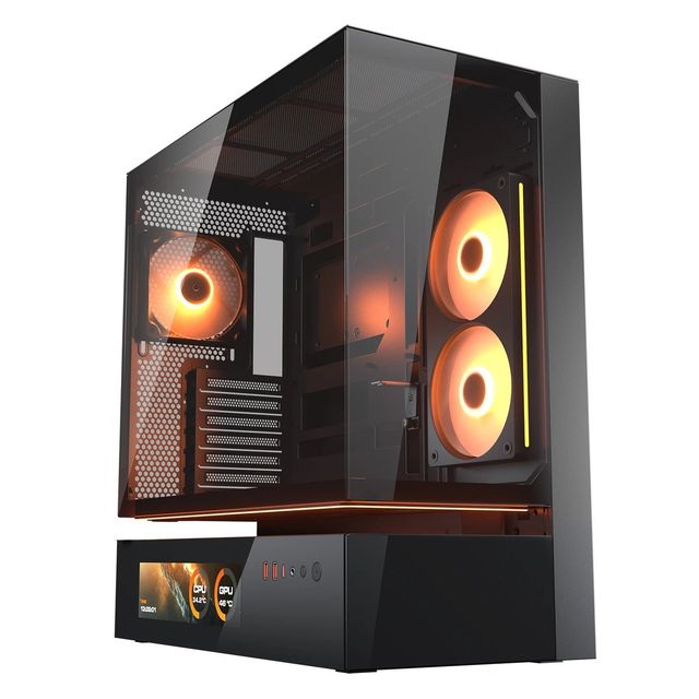 Cougar CFV235 Vision, Mid-Tower, Vetro Temperato - Nero