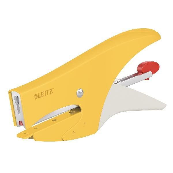 Cucitrice a pinza Leitz per punti metallici Giallo