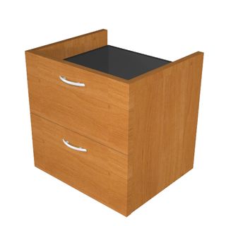 Coppia cassetti per libreria modulare - L40 cm - 36x29x35,5 cm - noce chiaro - …