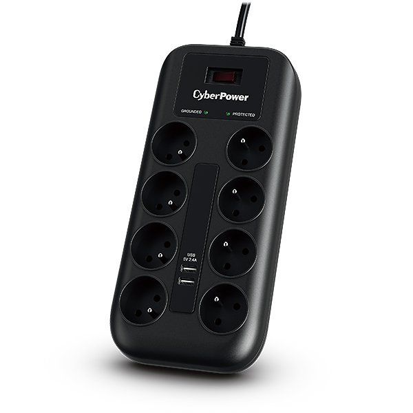 CyberPower P0820SUF0-FR protezione contro le sovratensioni Nero 8 prese AC 200 …