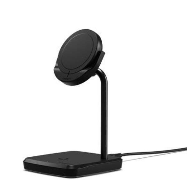 Cygnett Base di ricarica 2 in 1 ChargeBase Qi2 per iPhone e AirPods - Nero