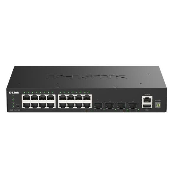 D-LINK 16 PORTS GE + 4 PORTS 10G SFP+