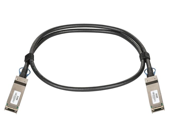 D-Link - Cavo applicazione diretta 100GBase - QSFP28 a QSFP28 - passivo - nero