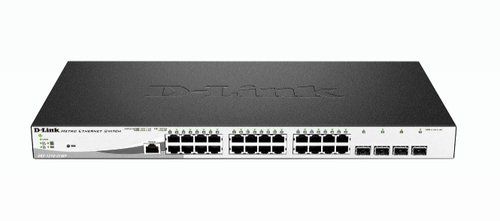 D-Link DGS 1210-28MP - Switch - gestito - 24 x 10/100/1000 (PoE+) + 4 x Gigabit…